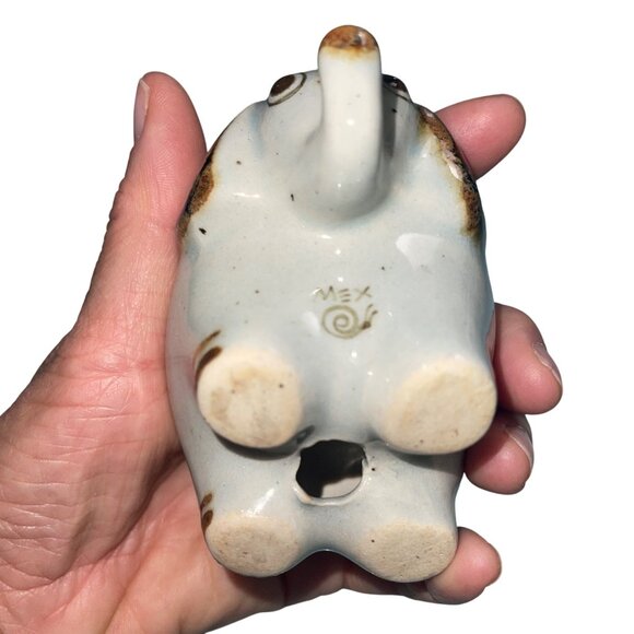 Ken Edwards Vintage Pottery Tonala Elephant Figurine Mexican - Picture 5 of 7